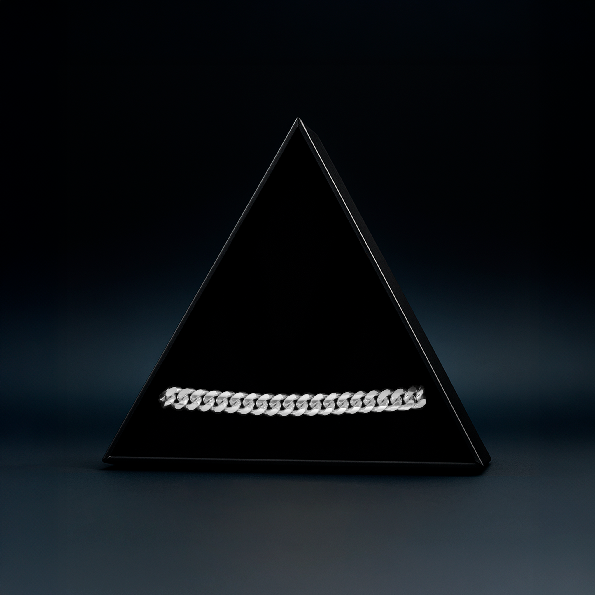 Cuban Link 6mm (Plata) Pulsera