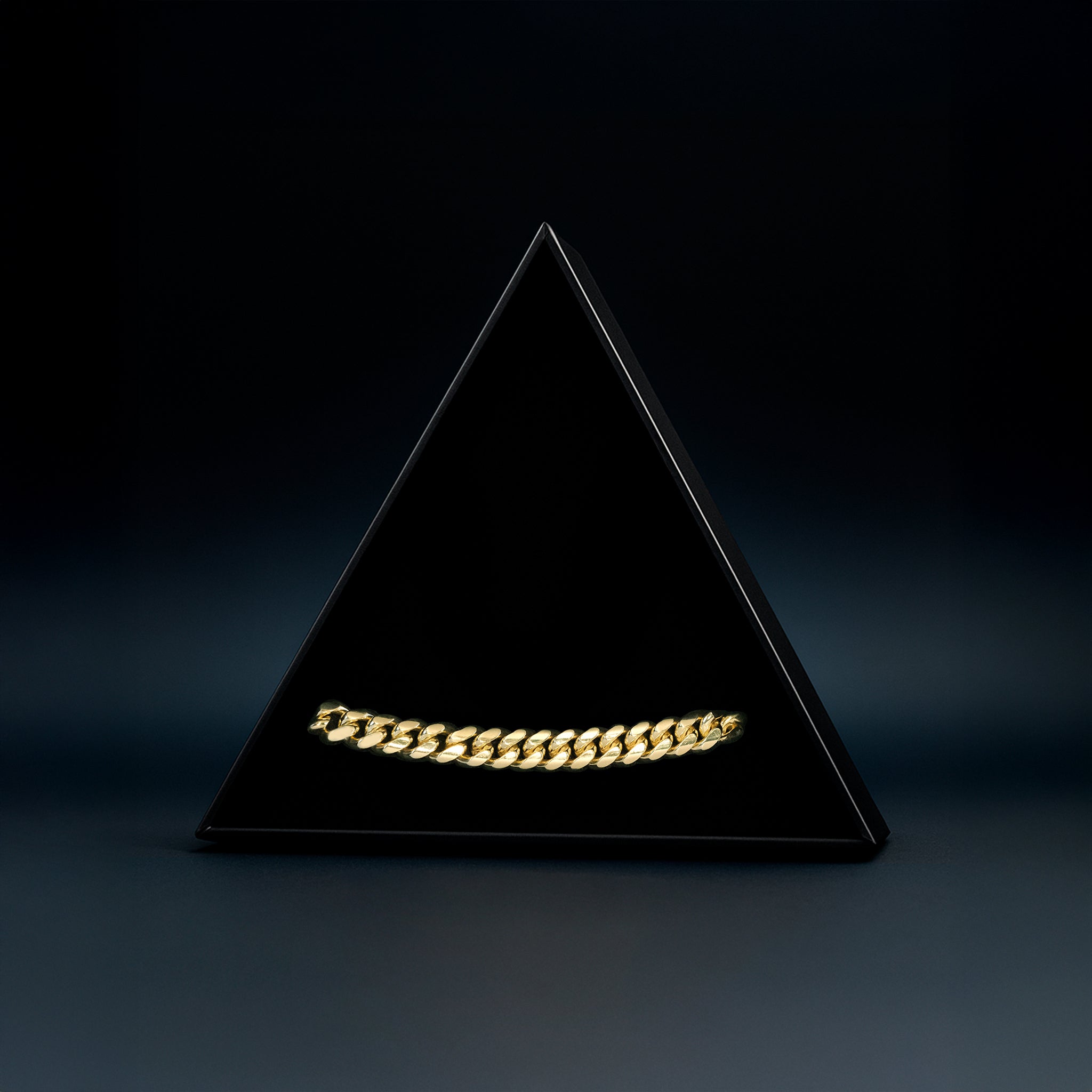 Cuban Link 8mm (Oro Sólido) Pulsera