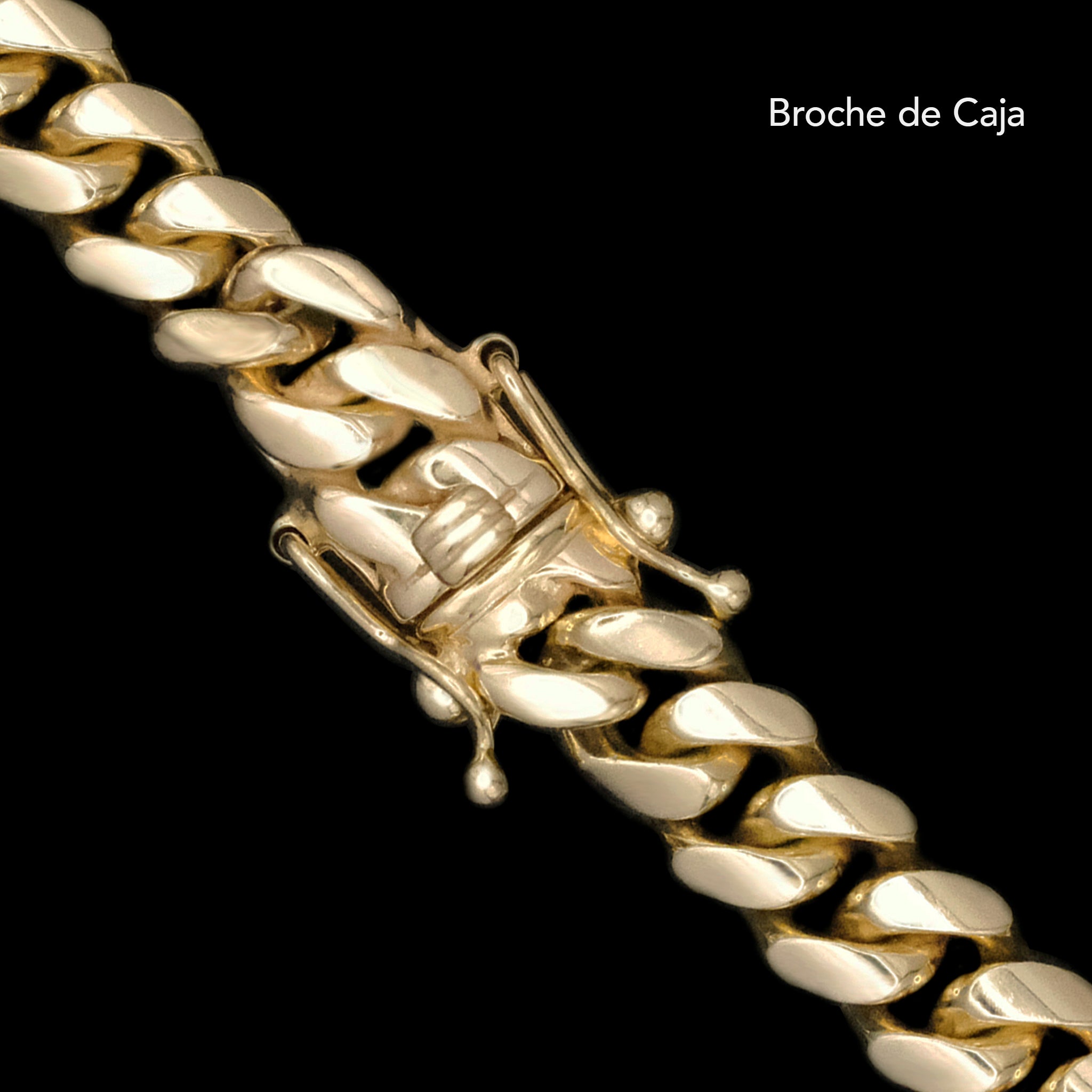 Cuban Link 8mm (Oro Sólido) Pulsera