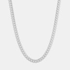 Cadena Cuban Link 8mm Plata