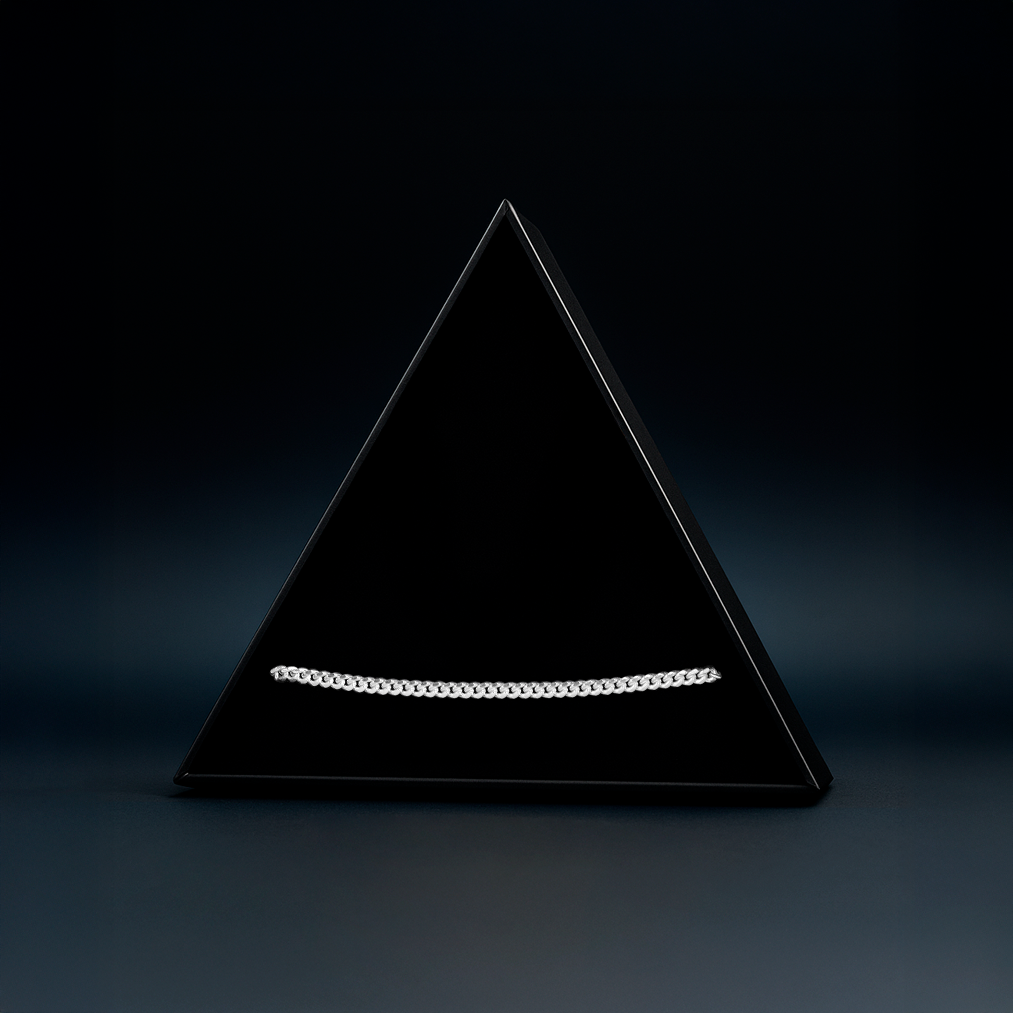 Cuban Link 3mm (Plata) Pulsera