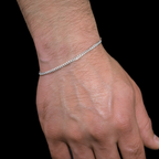 Cuban Link 3mm (Plata) Pulsera