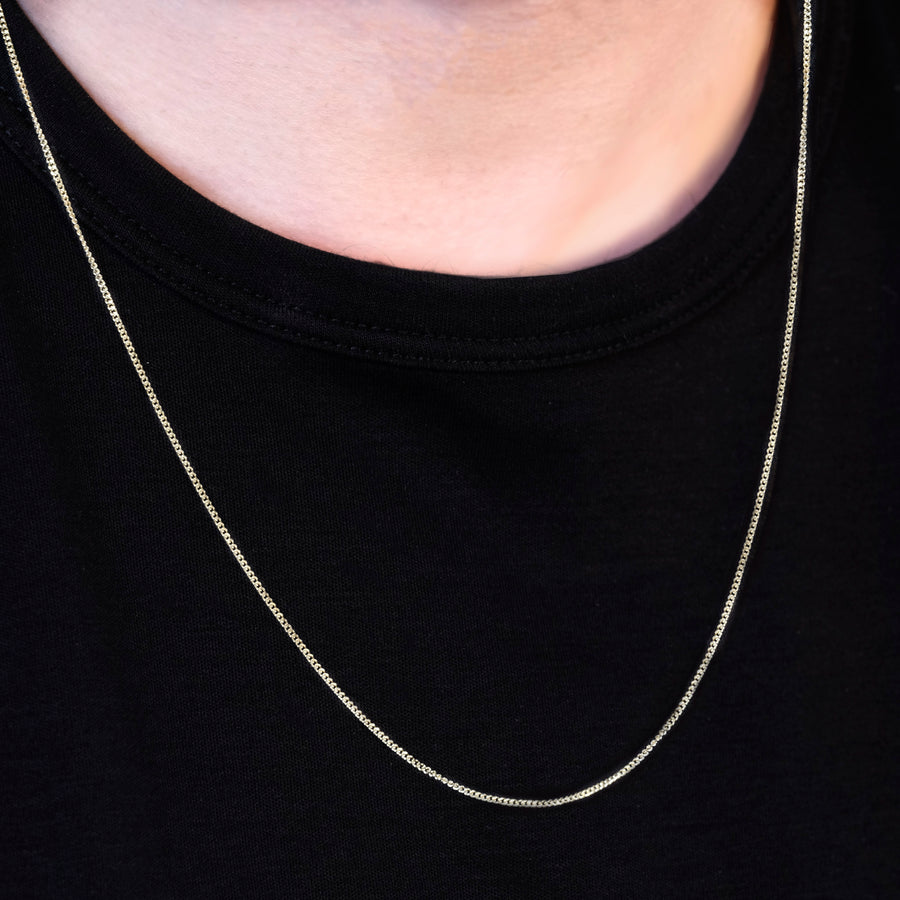 Cuban Link 1mm 14K (Oro Sólido) Cadena