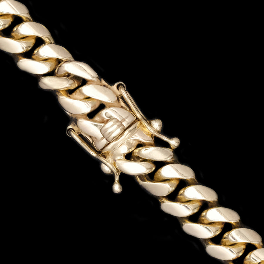 Cuban Link 8mm (Oro Sólido) Pulsera