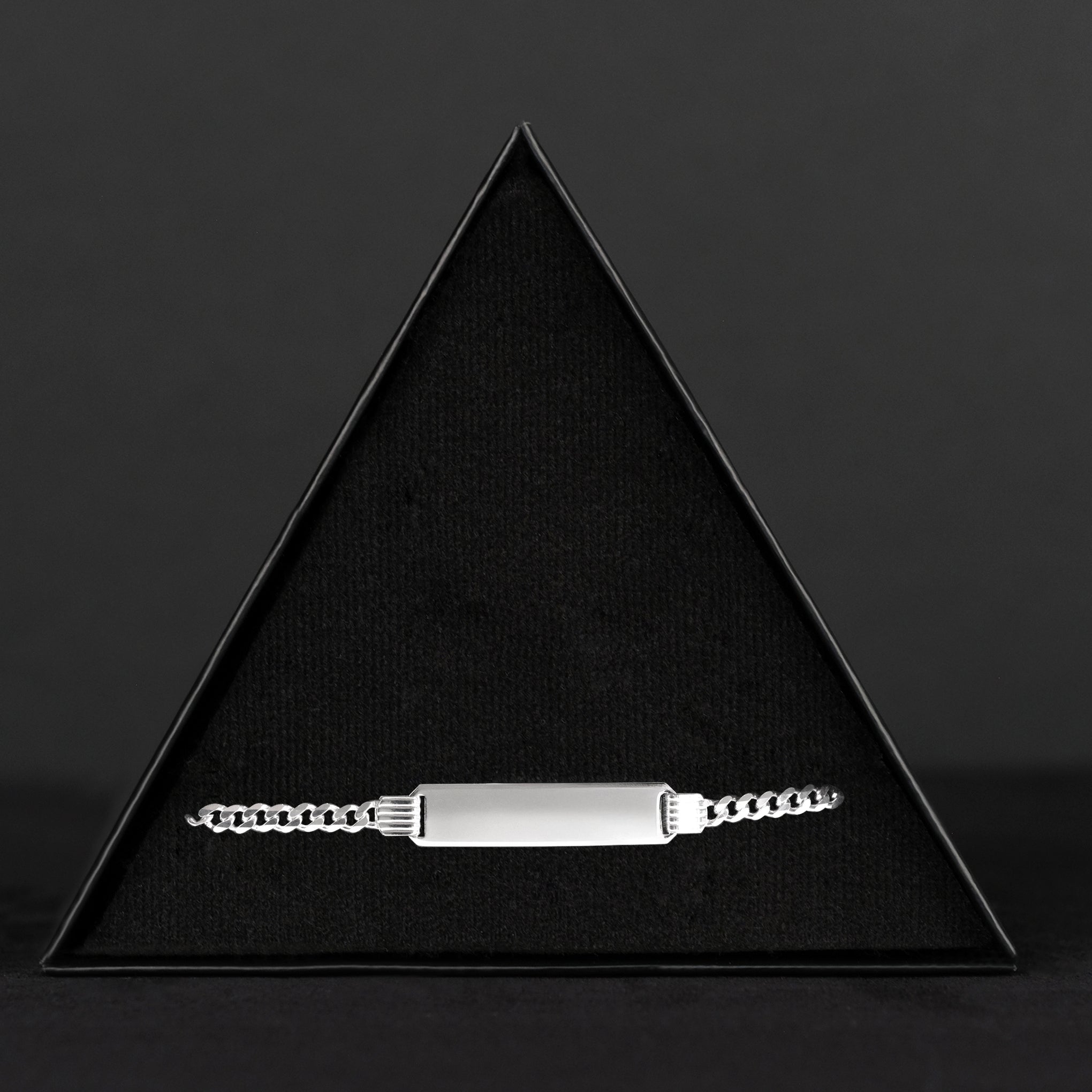 Curb 4mm (Placa 7mm Plata) Esclava