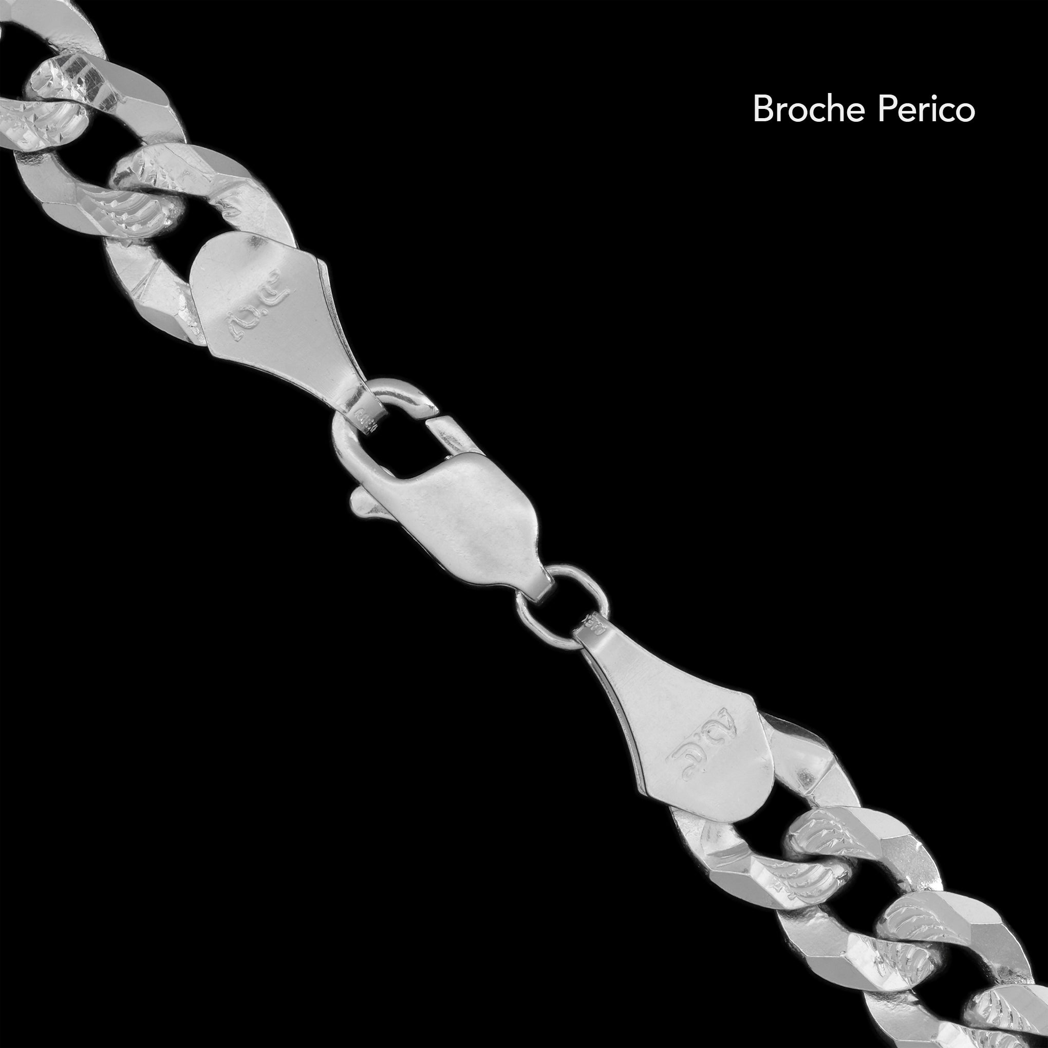 Curb 4mm (Placa 7mm Plata) Esclava