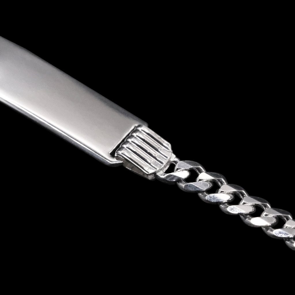 Curb 4mm (Placa 7mm Plata) Esclava