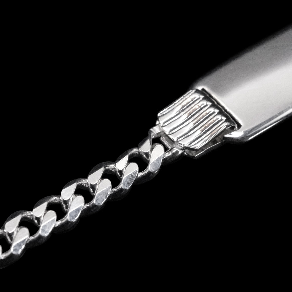 Curb 4mm (Placa 7mm Plata) Esclava