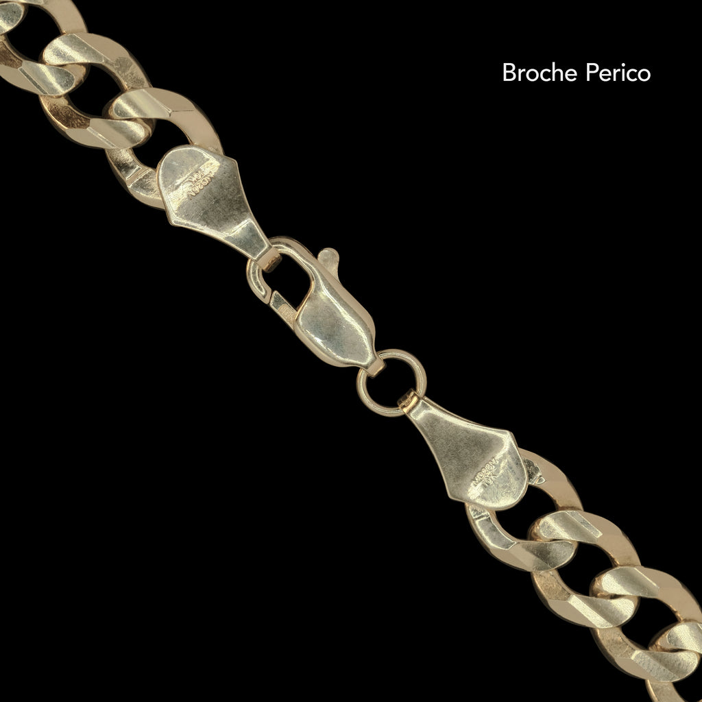 Curb 8mm (Oro Sólido) Pulsera