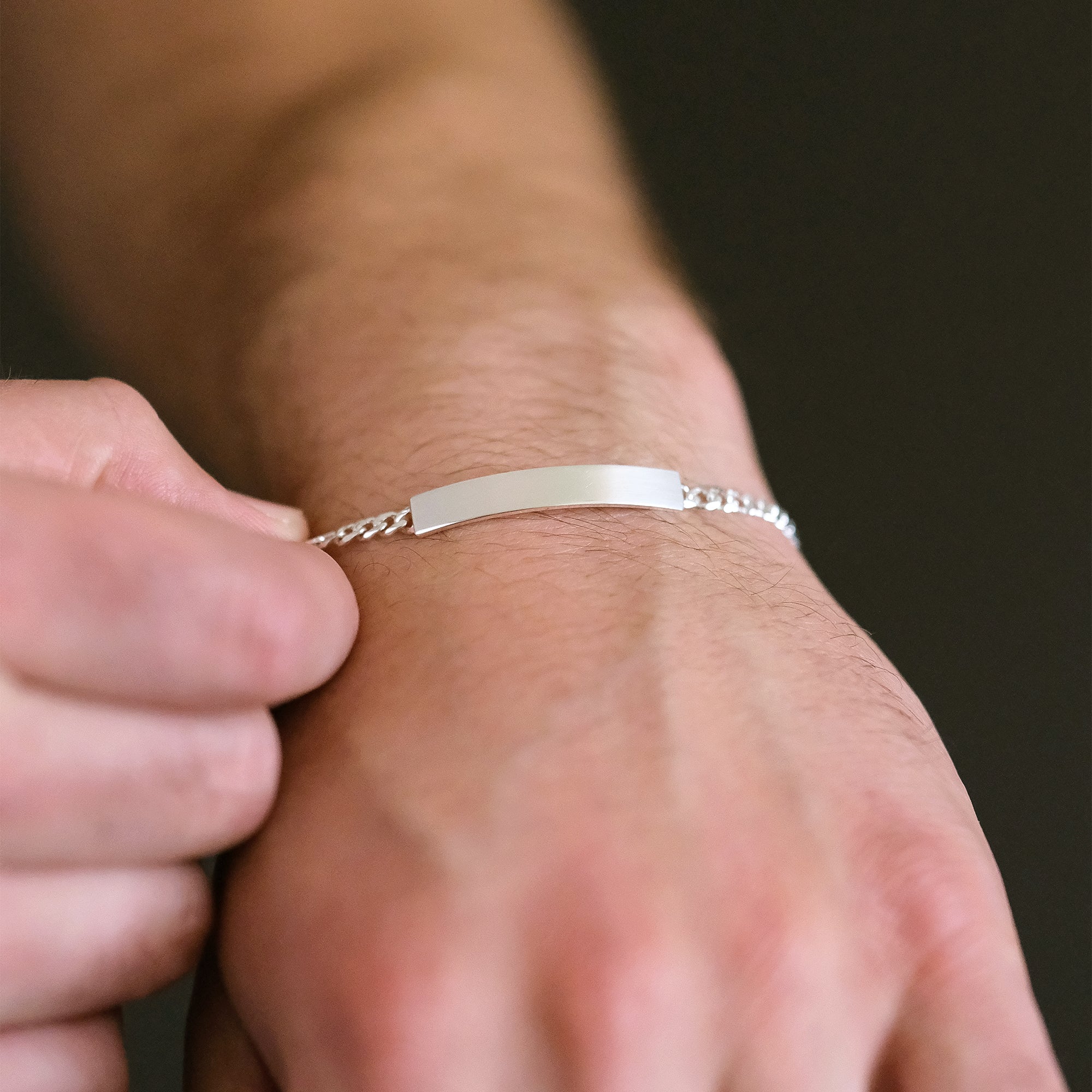 Curb Zegrinada 4mm (Placa Curva 6mm Plata) Esclava