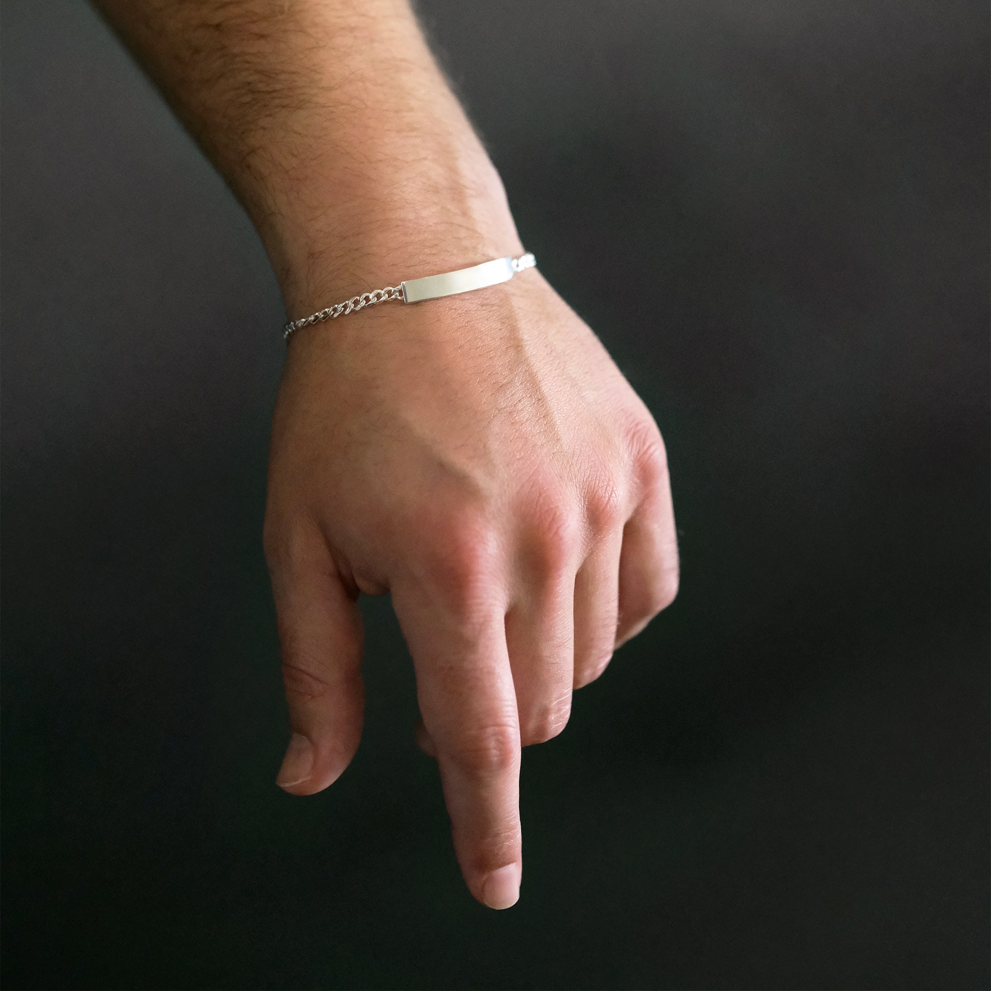 Curb Zegrinada 4mm (Placa Curva 6mm Plata) Esclava