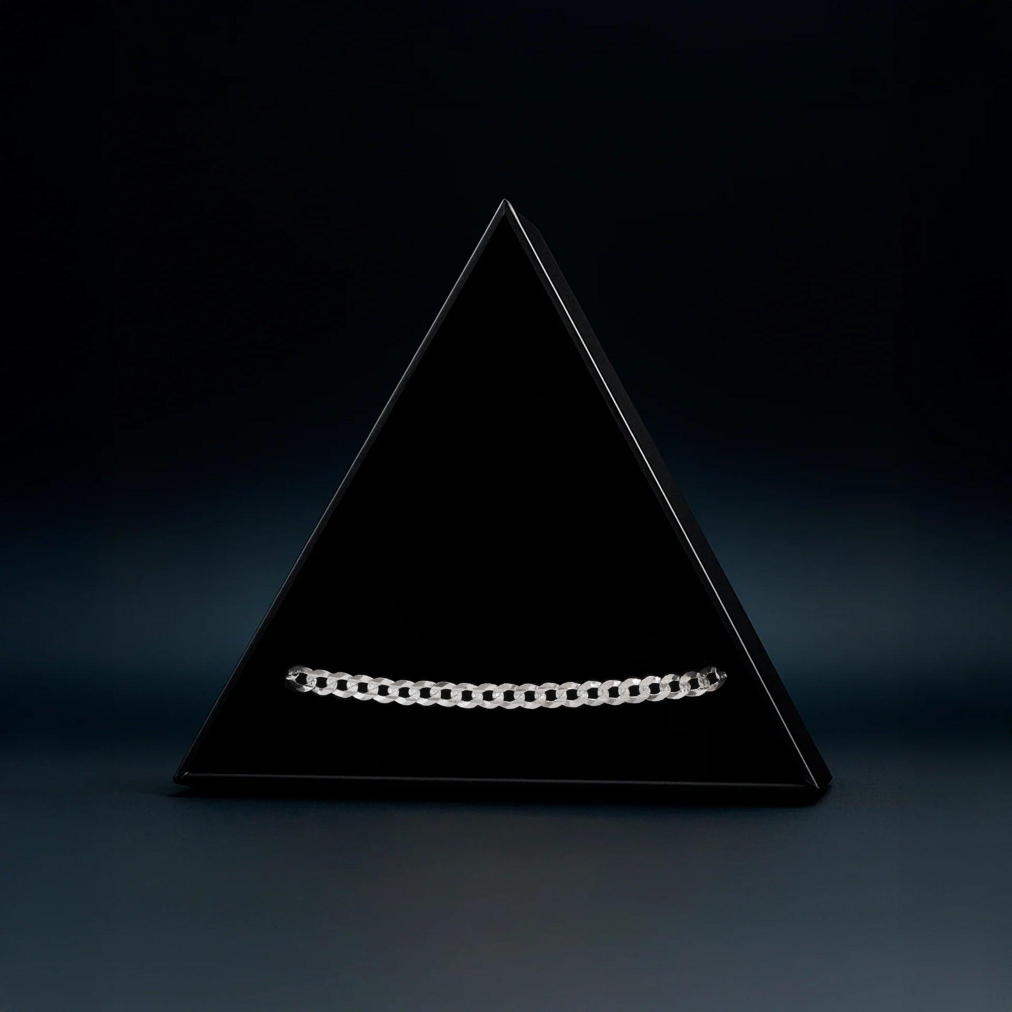 Curb Zegrinada 5mm (Plata) Pulsera