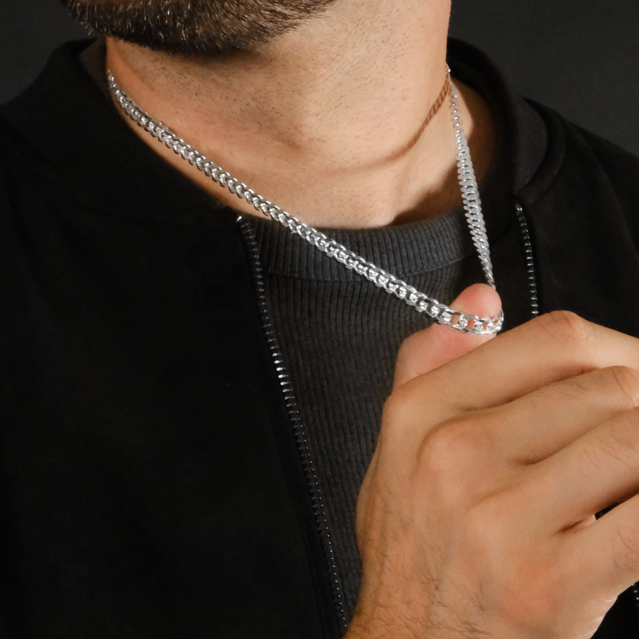 Curb Zegrinada 6mm (Plata) Cadena