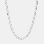 Cadena Curb Zegrinada 6mm Plata