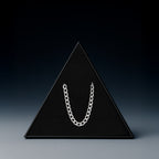 Cadena Curb Zegrinada 3mm Plata