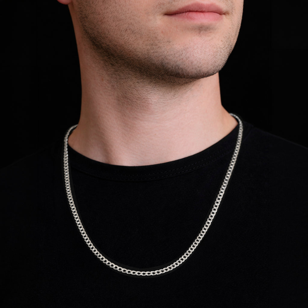 Curb Zegrinada 3mm (Plata) Cadena