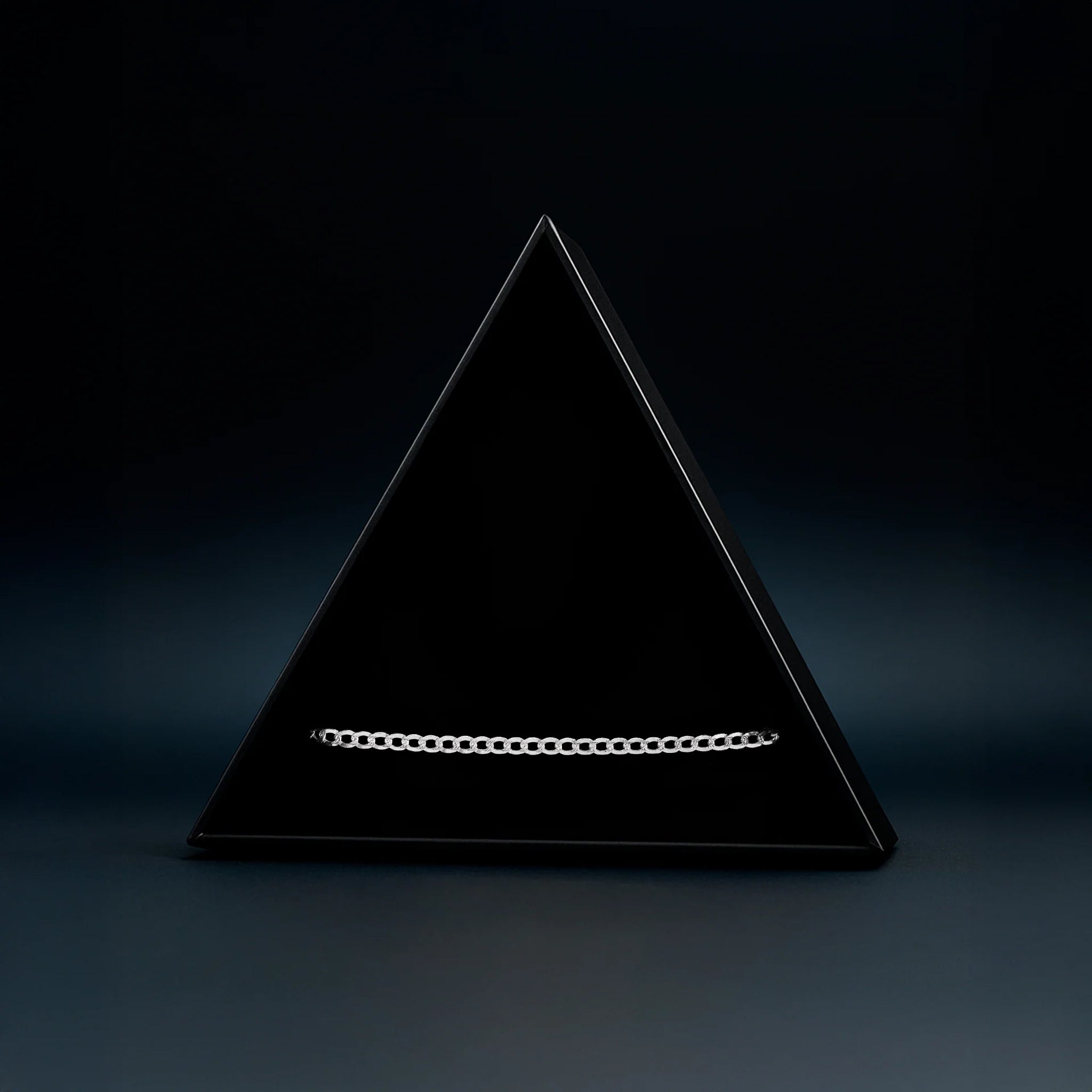 Curb Zegrinada 3mm (Plata) Pulsera