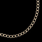 Cadena Curb 2mm Oro Sólido