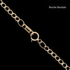 Cadena Curb 2mm Oro Sólido