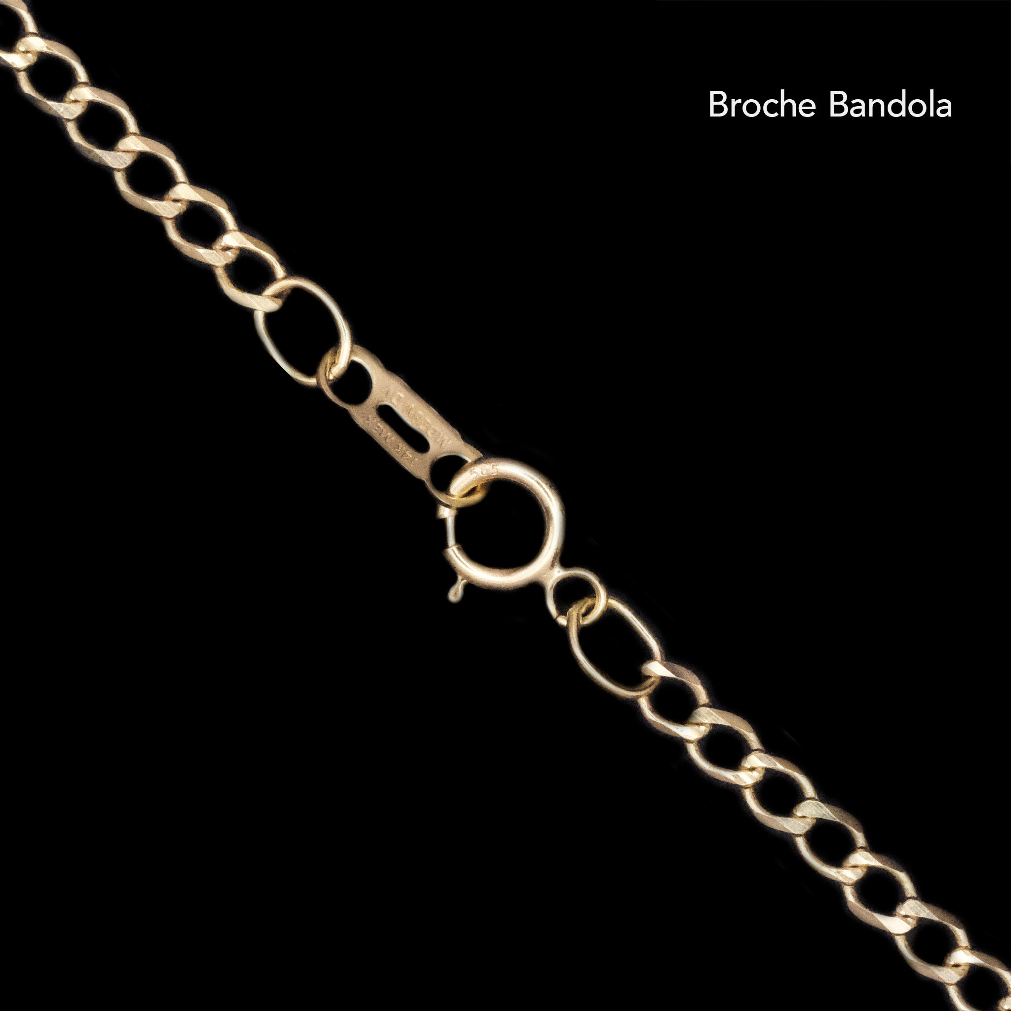 Curb 2mm (Oro Sólido) Cadena