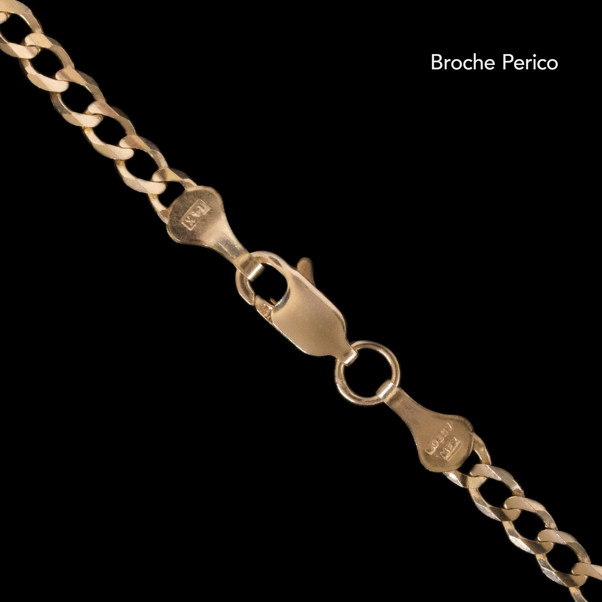 Curb 3mm (Oro Sólido) Pulsera