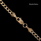 Curb 3mm (Oro Sólido) Cadena