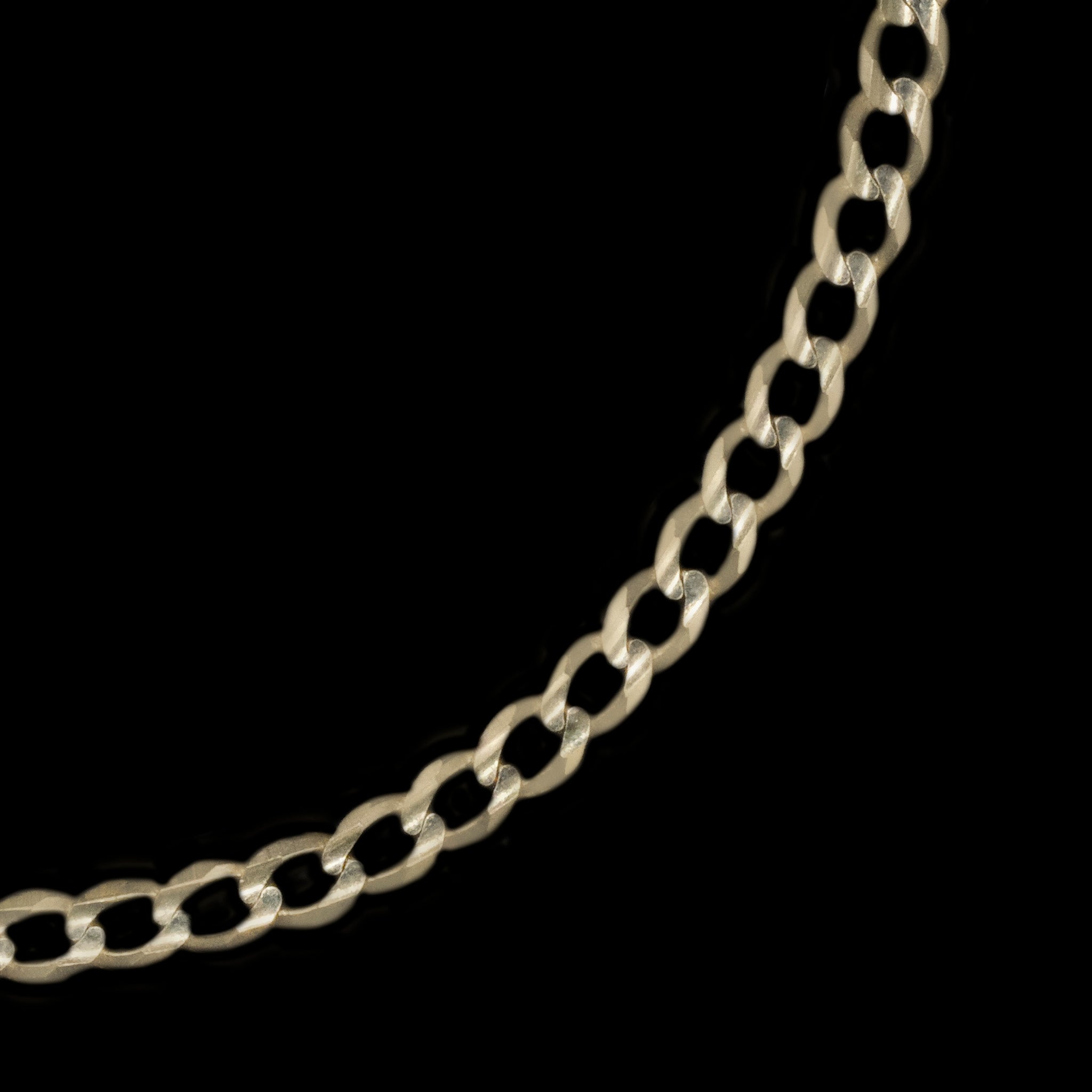 Curb 3mm (Oro Sólido) Pulsera