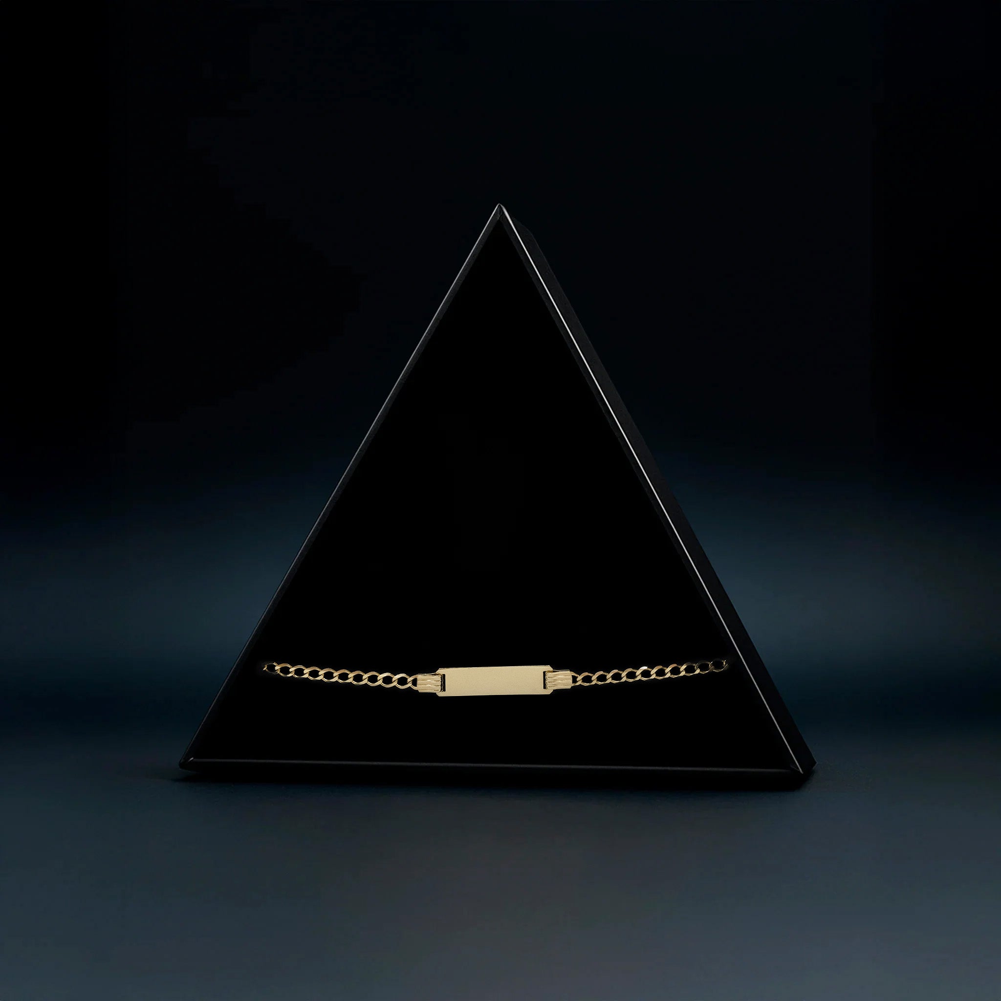 Curb Baby 2mm (Oro Sólido) Placa 5mm Esclava