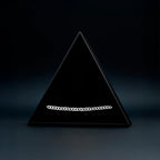 Pulsera Curb Zegrinada 4mm Plata