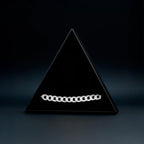 Curb Zegrinada 8mm (Plata) Pulsera