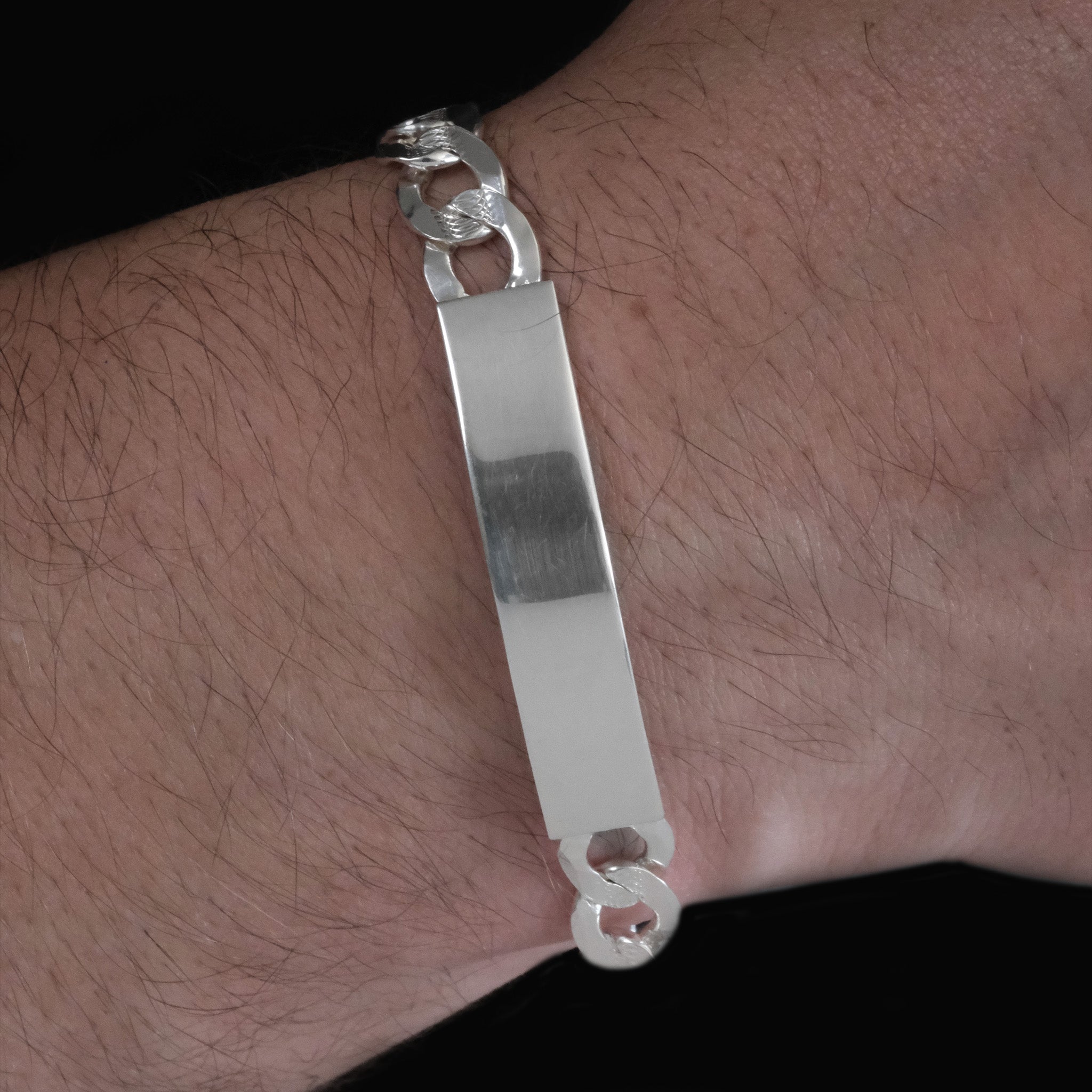 Curb Zegrinada 8mm (Placa curva Plata) Esclava