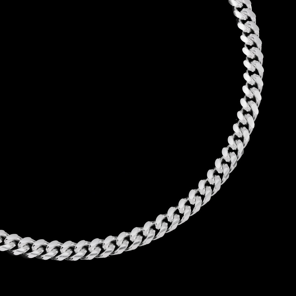 Cuban Link 5mm (Plata) Pulsera