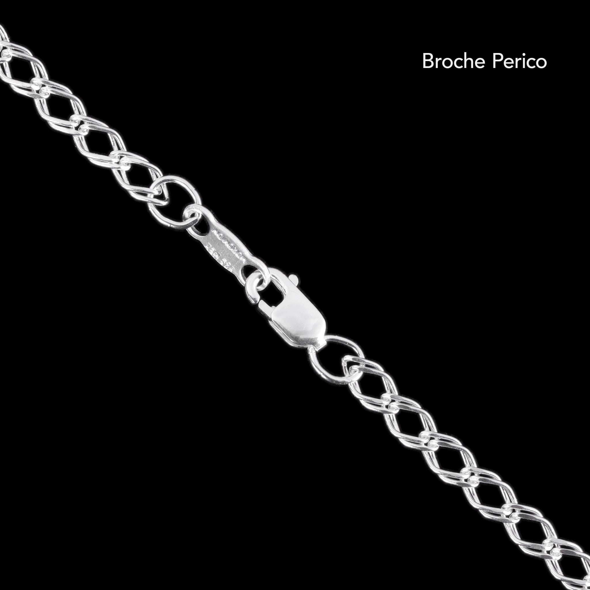 Doble Rombo 3mm (Plata) Pulsera