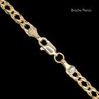 Doble Rombo 4mm (Oro Sólido) Cadena