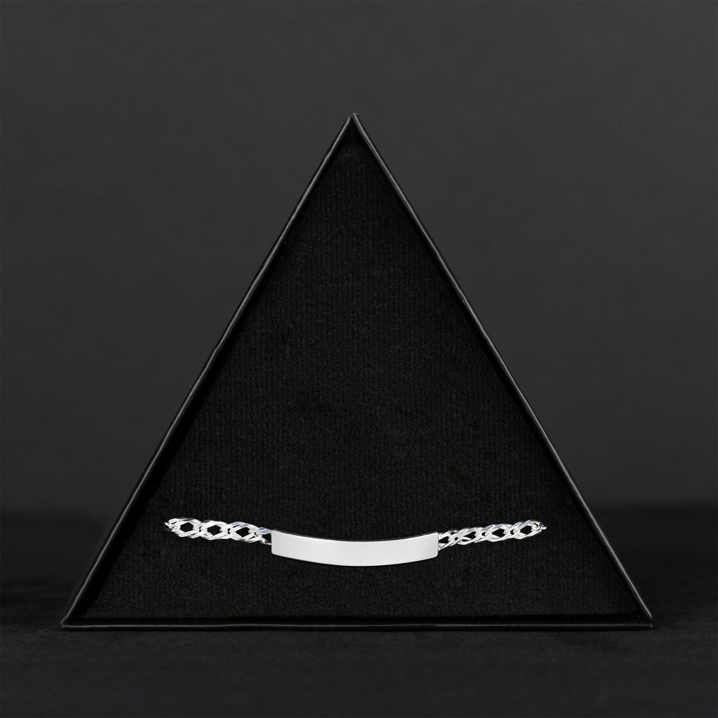 Doble Rombo 4mm (Placa Curva 5mm Plata) Esclava