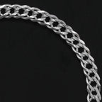 Doble Rombo Zegrinada 5mm (Plata) Pulsera