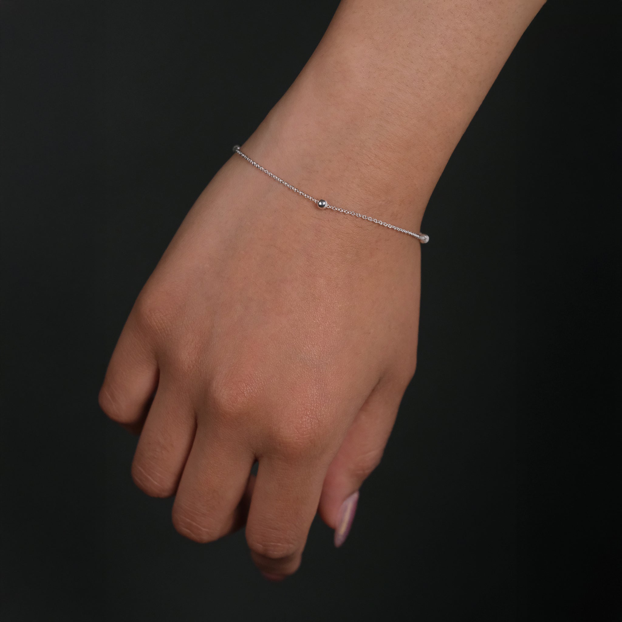 Esferas (Plata) Pulsera