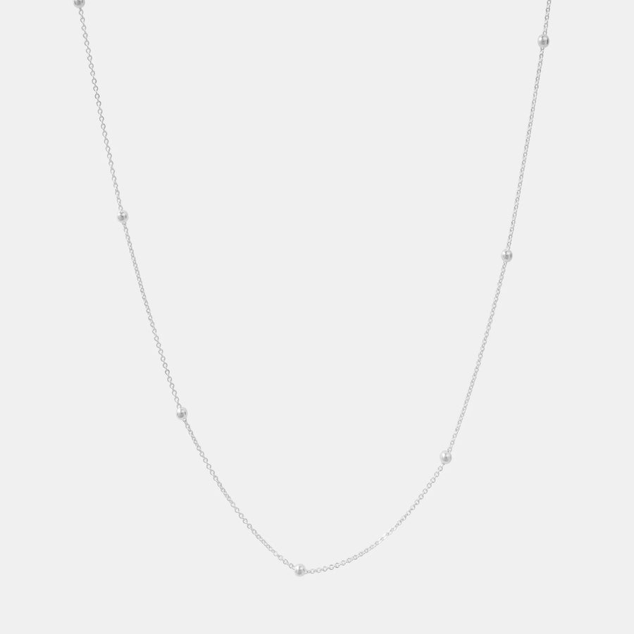 Cadena Esferas Plata