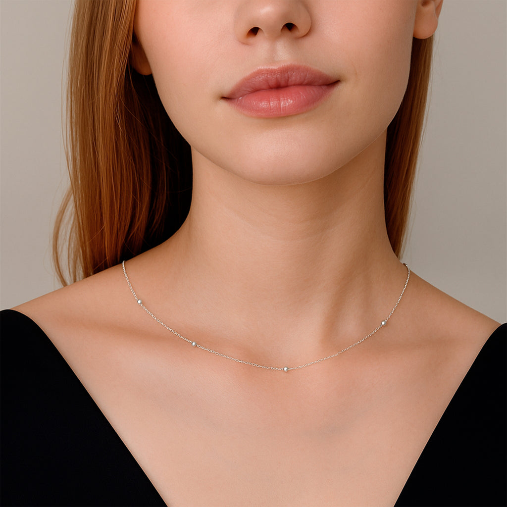 Esferas (Plata) Cadena