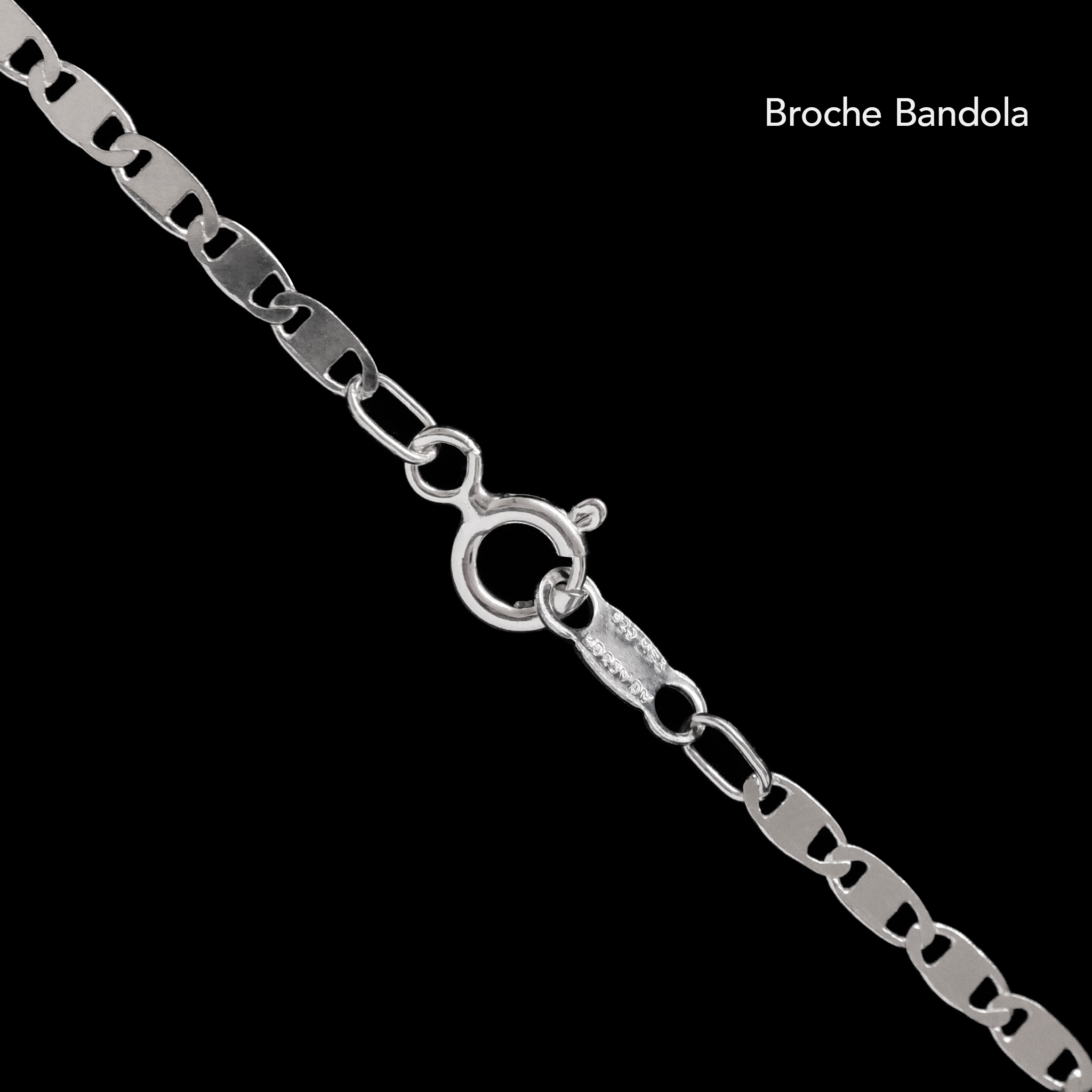 Cadena Espejo 2 mm Plata