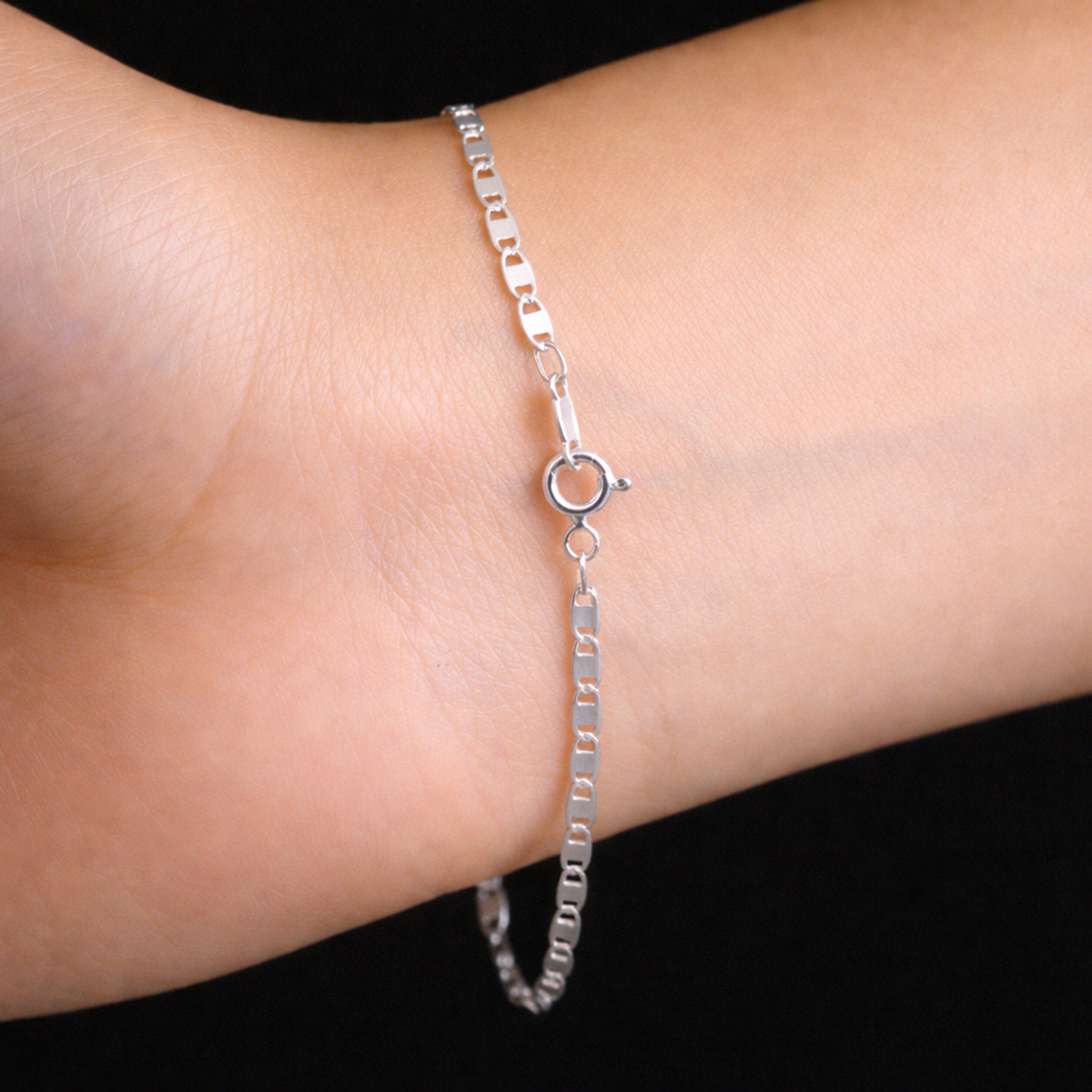 Pulsera Espejo 2mm Plata