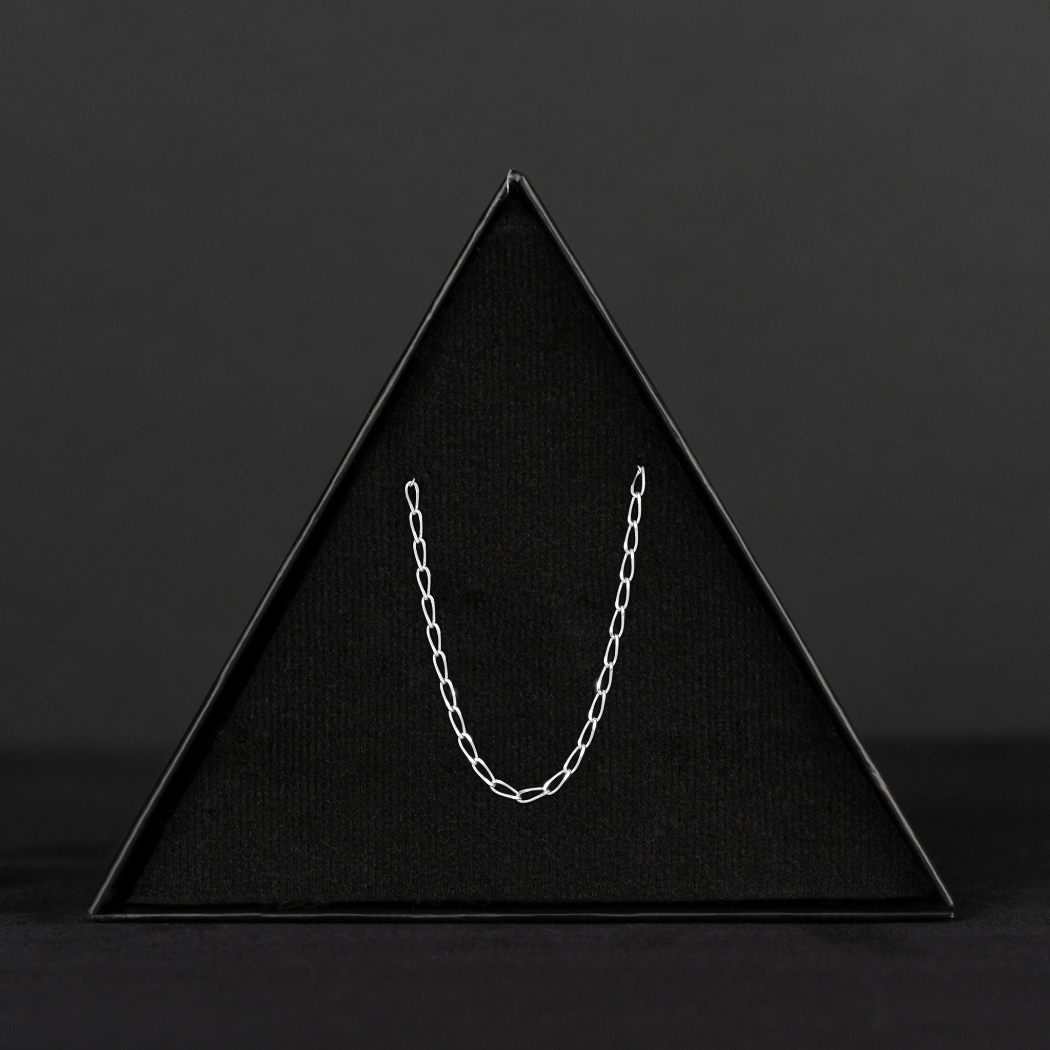 Figaro 0X1 2mm (Plata) Cadena