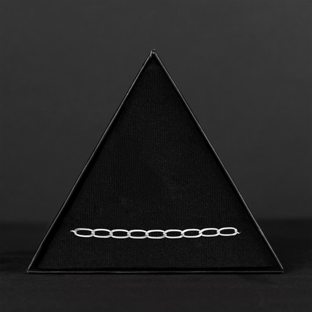 Figaro 0X1 Ligera 5mm (Plata) Pulsera