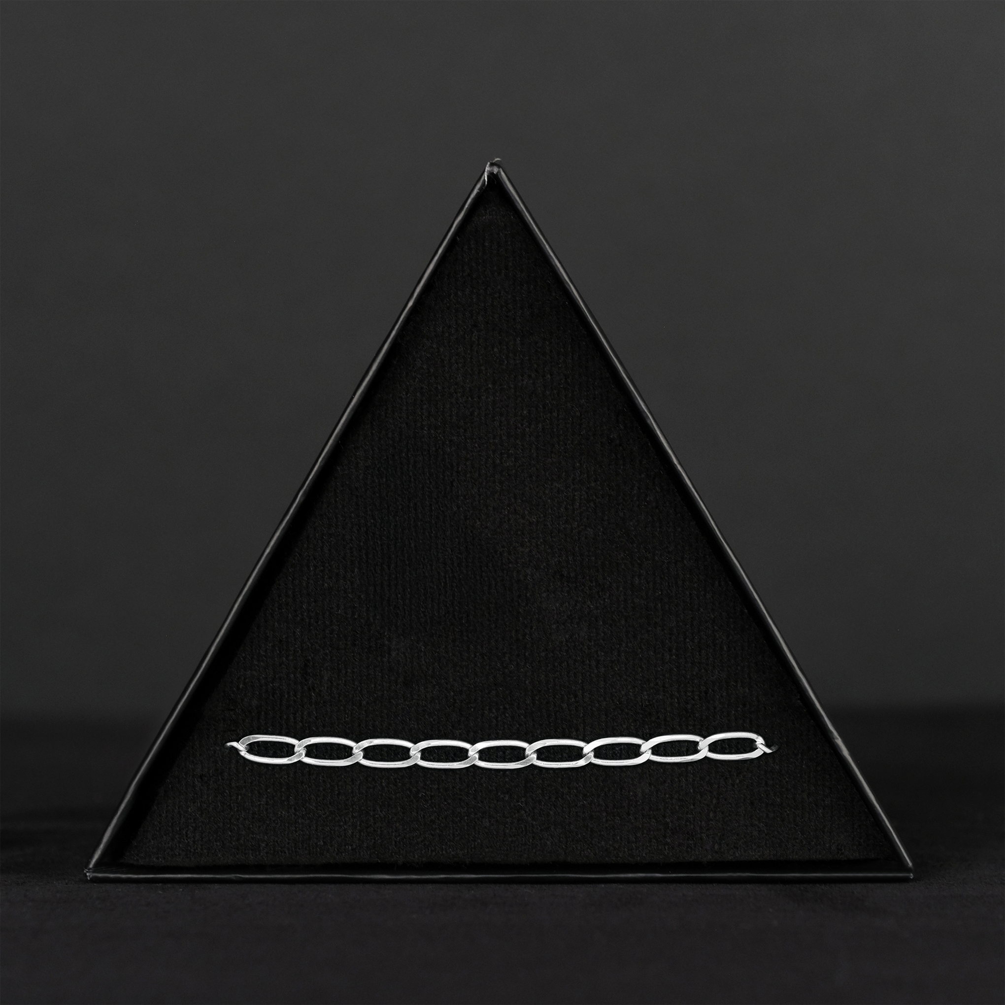 Figaro 0X1 Ligera 5mm (Plata) Pulsera