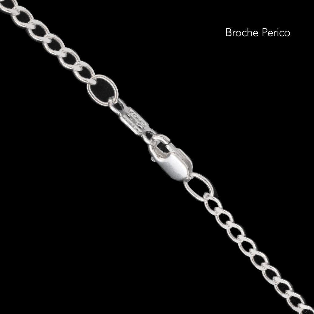 Cadena Figaro 1x0 3mm Plata