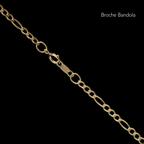 Cadena Fígaro 3X1 2.5mm Oro Sólido