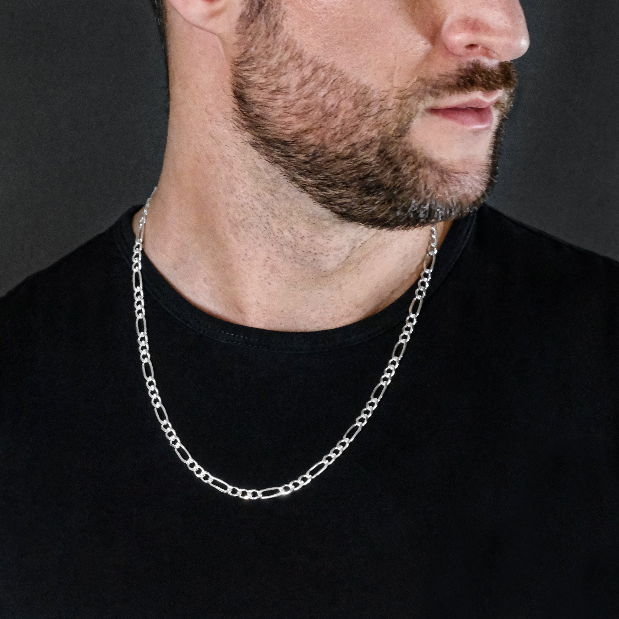 Fígaro Zegrinada 3X1 5mm (Plata) Cadena