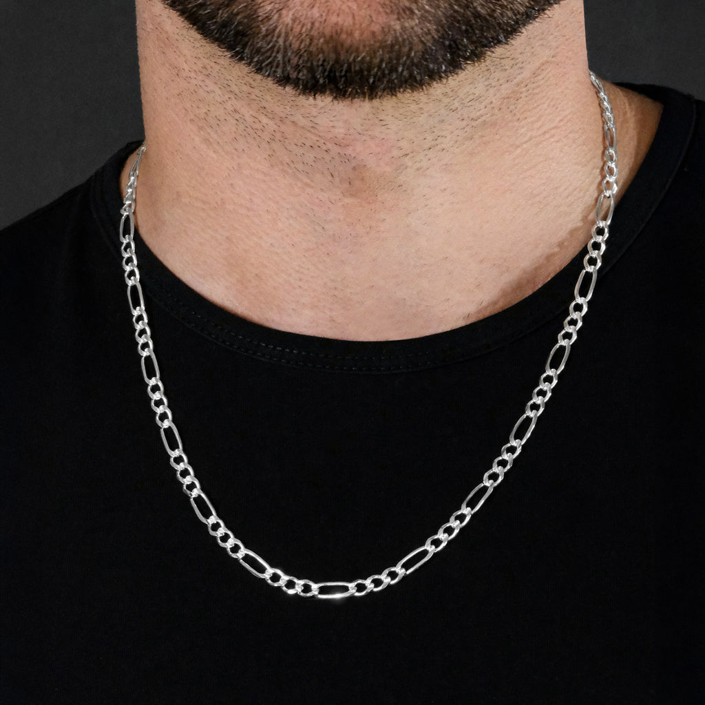 Fígaro Zegrinada 3X1 5mm (Plata) Cadena