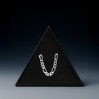 Figaro Cubana Zegrinada 5mm (Plata) Cadena