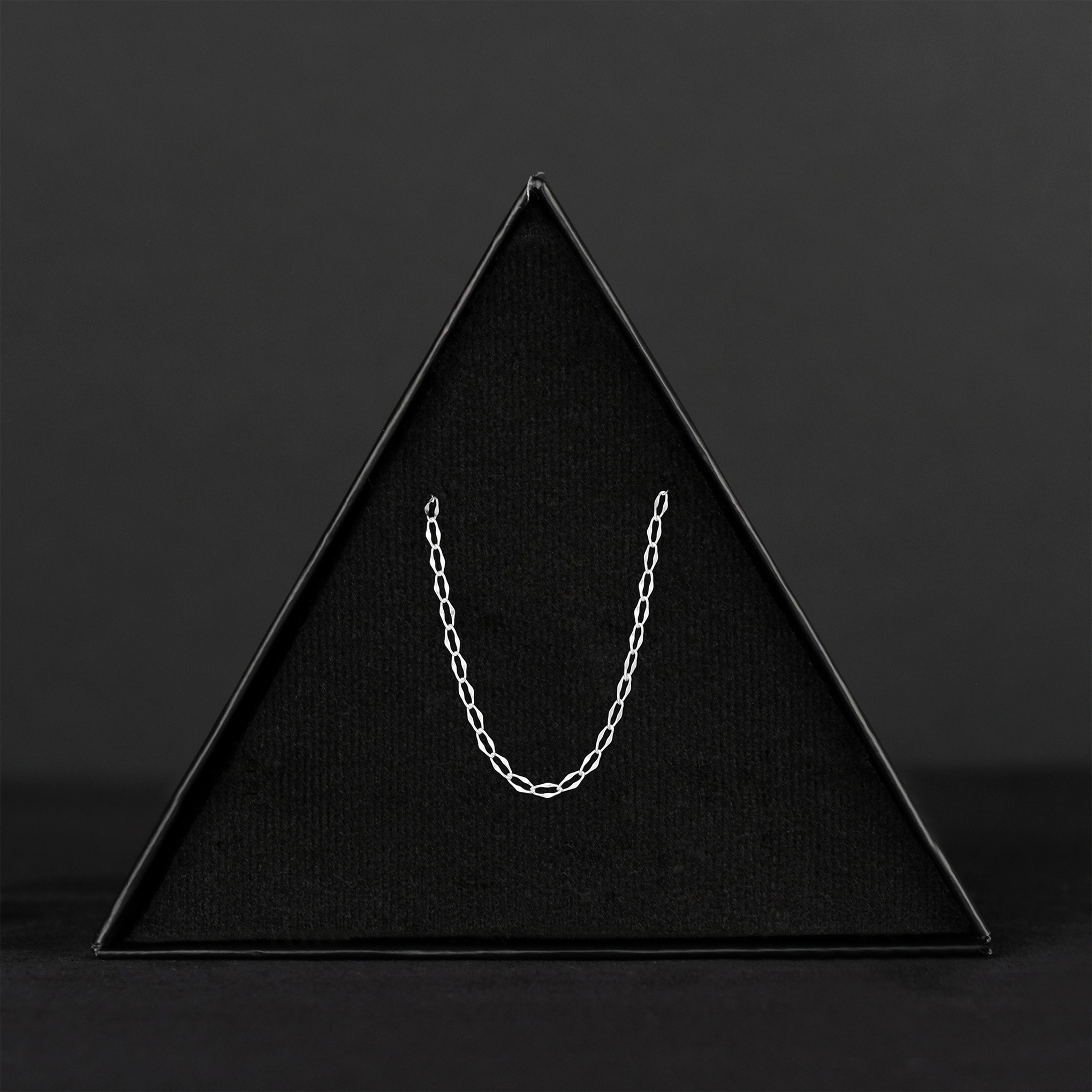 Figaro Forjada (Plata) Cadena